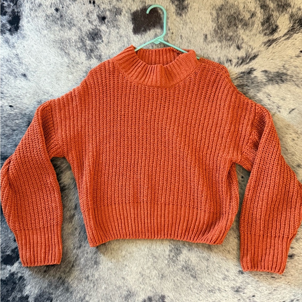 Double Zero Bold Orange Knit Sweater